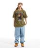 CREAM SODA LAB Camping Club Short Sleeve T-Shirt Olive Navy