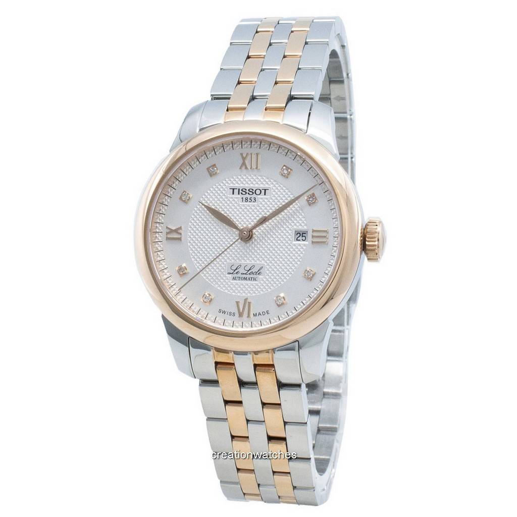 Tissot Le Locle T006.207.22.036.00 T0062072203600 Diamond Accents Automatic Women's Watch