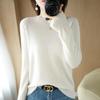 Women's Fashion Casual Solid Color Print Plus Size Autumn Winter Long Sleeve O-Neck Sweaters