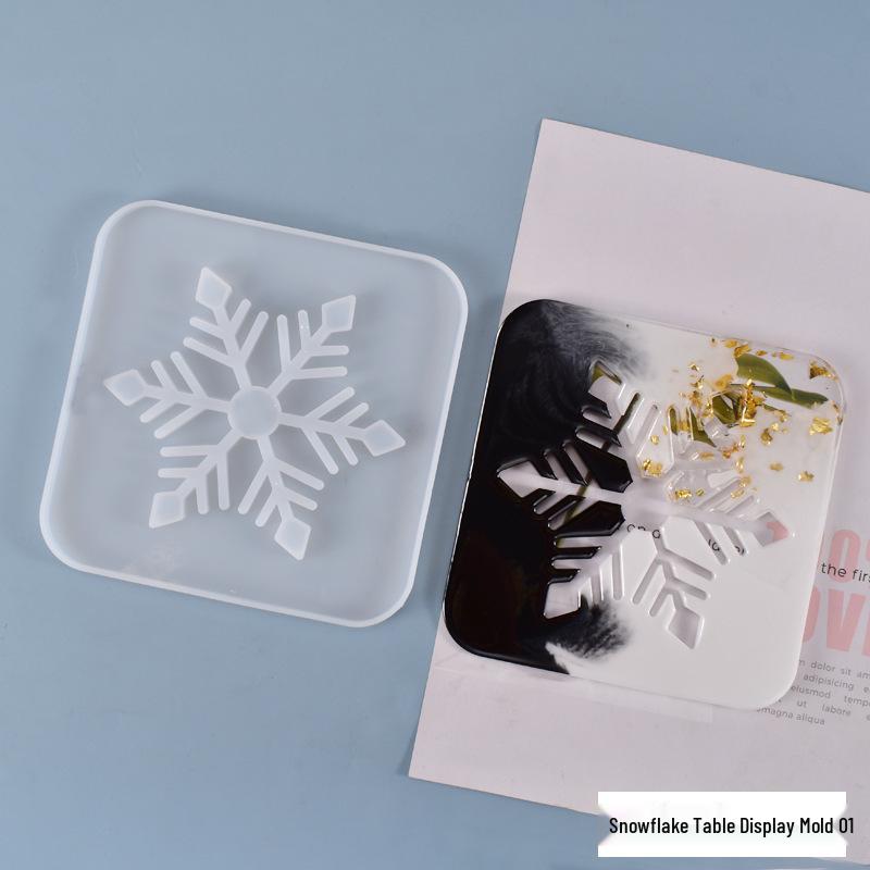 Poppy DIY Crystal Snowflake Coaster & Pendant Silicone Mold