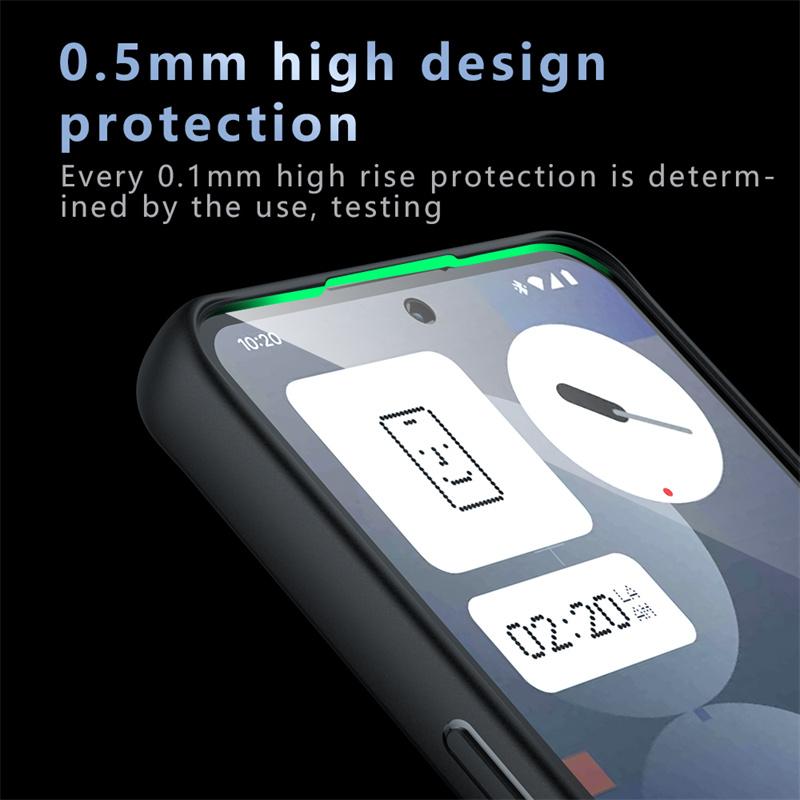 For Nothing Phone 3a Case Nothing Phone 3a 5G Cover Luxury Clear PC TPU Shockproof Protector Phone Back Cover Nothing Phone 3a
