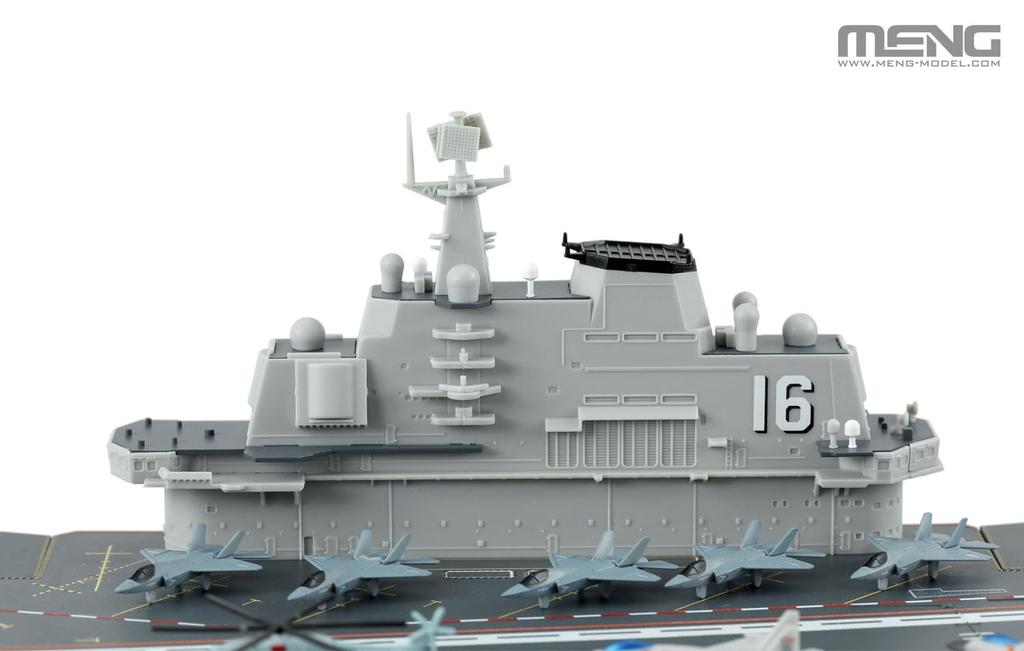 GSI Creos Meng Model 1/700 Chinese Navy Aircraft Carrier Liaoning Multicolor Plastic Model MPS-010S (Ship)