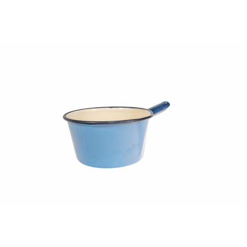NORDISK Outdoor Camping Enamel Madam Bla Saucepan, Sky Blue, 700ml [Official Japanese Product] 119090