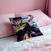 Anime J-JoJos Bizarre Adventure Pillow Case Cushion Cover Soft Cute Throw Pillow Case For Sofa Pillowcase Polyester With Zipper