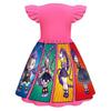 83161 Kids Girls Game Print Lily Lovebraids Sleeveless Dress