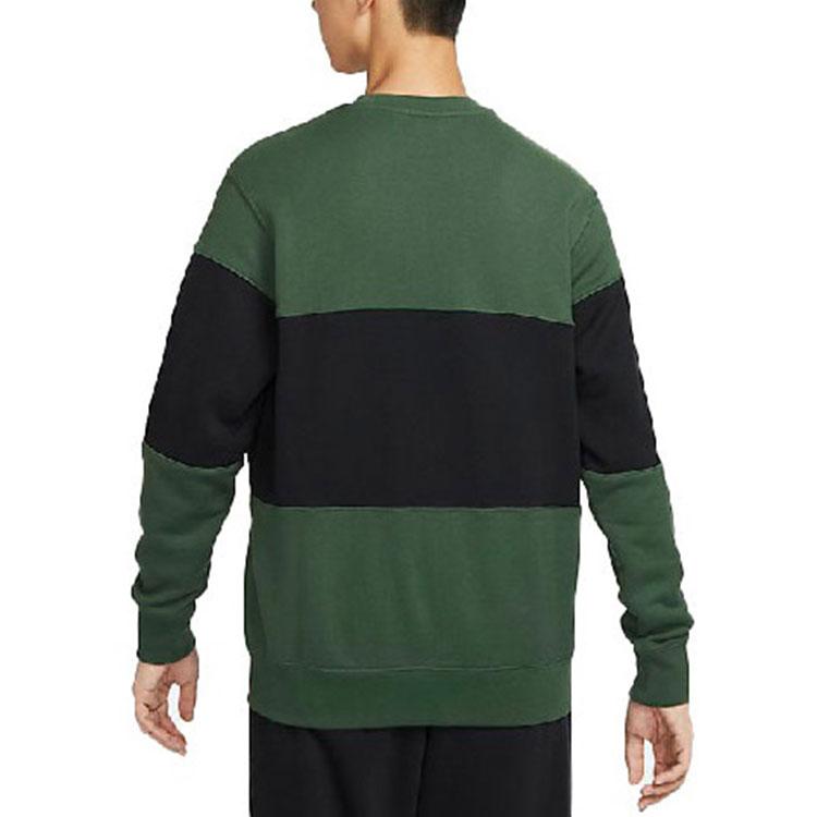 Nike Sweatshirts Men's Green Crew Neck Moderate Other FB7849-323