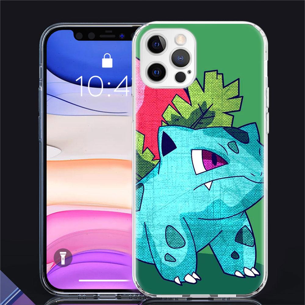 

Прозрачный чехол для Apple iPhone 11 14 13 Pro 12 7 8 Plus SE 2022 XR X XS Max 6 6S 14Pro силиконовый чехол для телефона ретро аниме покемон iPhone 14 Plus