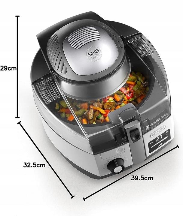 Beztučná fritéza Delonghi Fh1396.Bk 2v1 Airfryer 1400W Multicooker