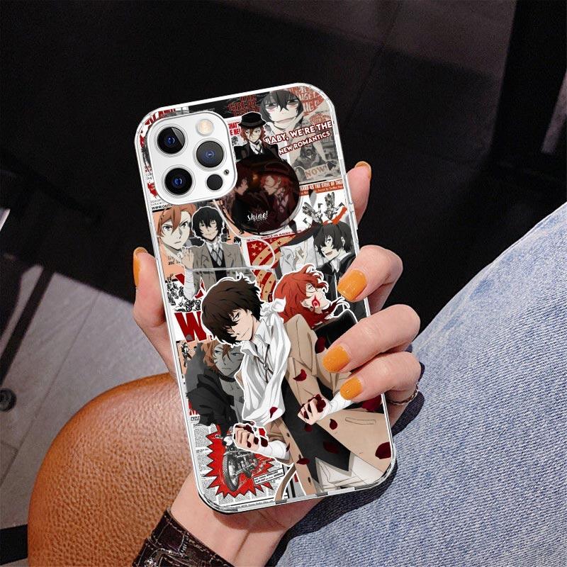 Bungo Stray Dogs Poster Anime Phone Case For iPhone 17 Air 16 Pro Max 16E 15 + 14 Plus 11 12 13 Mini 7 8 SE Gift Print Cover Fun