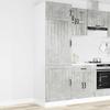 Lucca Kitchen Cabinet Concrete Grey Particleboard