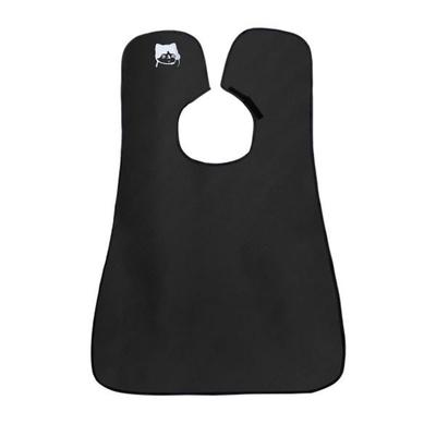 Shaving Kit 2Pcs Beard Bib Apron Non-stick Hair Catcher for Shaving and Trimming Adjustable Neck Strap with 4 Suction Cups, 2PCS_Black, 2 Pieces