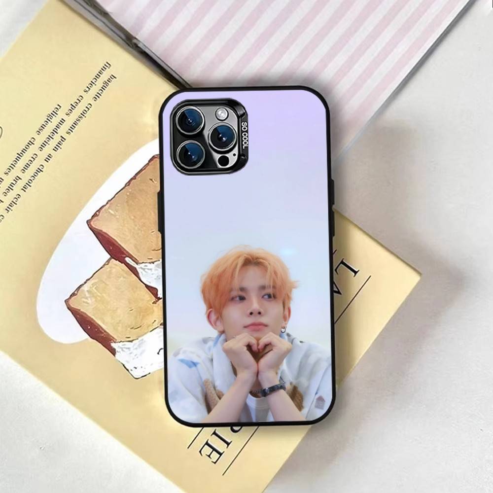 H-Heeseung L-Lee Phone Case For iPhone 17,16,15,14,13,12,11 Plus,Pro Max,XS,Colorful Silver Black Cover