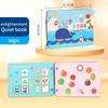 Montessori Repeatedly Sticker Busy Card Book Baby Paste Readings Numbers Matching Puzzle Game Educational Toys For Kids Gifts