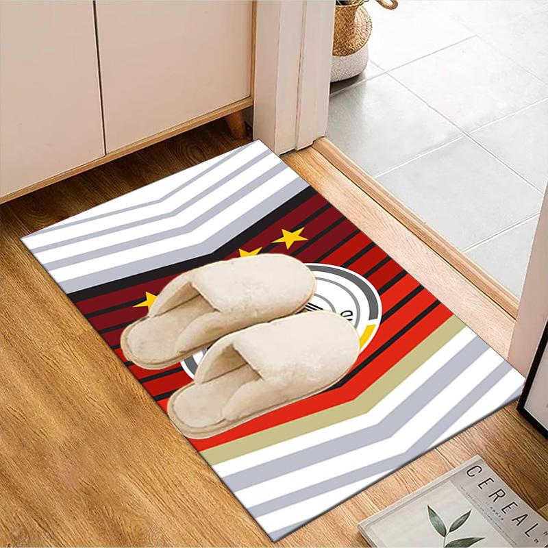 German Football Emblem Printed Office Carpet Chair Cushion Entryway Rug, Rugs for Living Room, Bedroom Christmas gifts