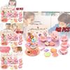 Delightful Pretend Play Kitchen Set With Realistic Food And Dessert Accessories Gift Box