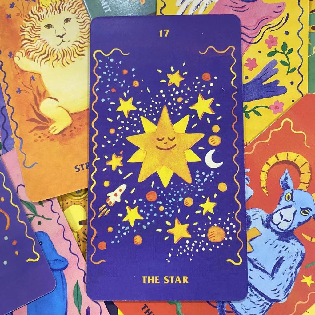 Affirmators! Tarot Deck - Jeu De Cartes De Tarot Positif - 78 Cartes Illustrées - Livret 48 Pages - Knock Knock