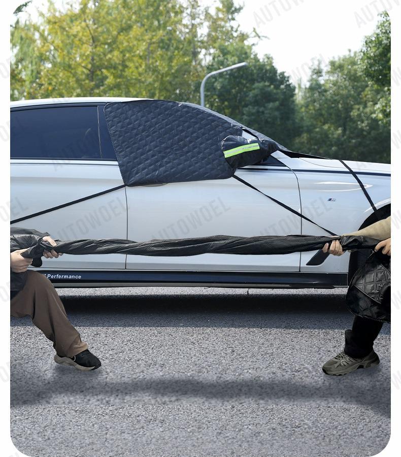 Extra Große Doppelseitige Oxford Schneedecke: Frostschutzmittel, Frostschutz für Autoscheibe - Winterfest.