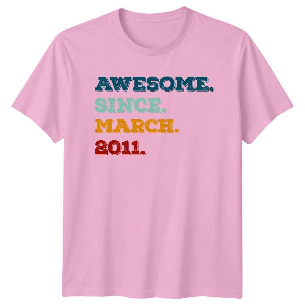 Awesome Since March 2011 TShirt March Birth Month Birthday