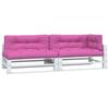 5 Piece Pallet Cushions Pink Fabric