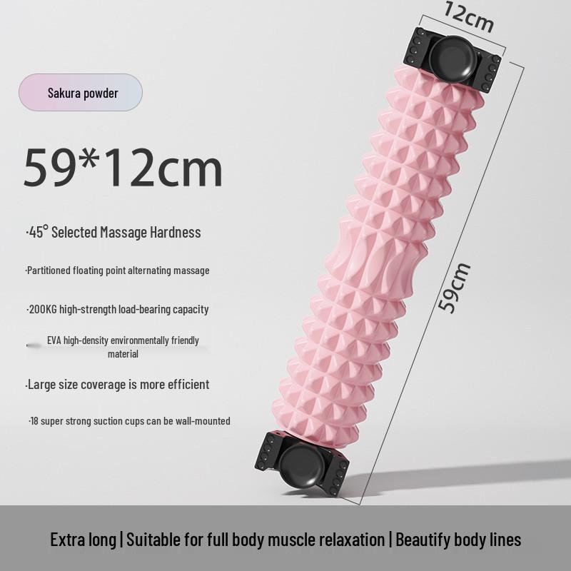 Zf1 Wall-Mounted Deep Tissue EVA Suction Cup Foam Roller for Massage and Exercise
