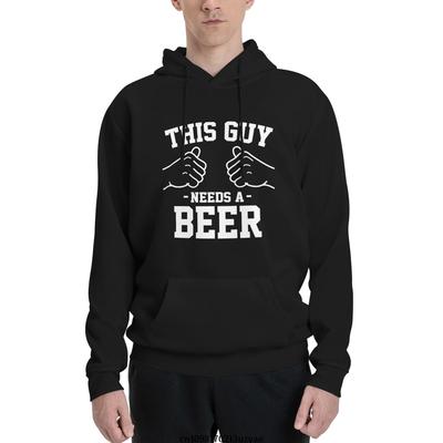 This Guy Need Beer Autumn Winter Fashion Hoody Men Woman Hoodies Sweatshirts