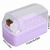 Cleaning Brush Nail Drill Bit Organizer Dustproof Nail Drill Bit Storage Box  Salon Use