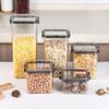 1-5Pcs Sets Sealed Jar Food Storage Box Transparent Plastic Kitchen Organizer Multigrain Tank Stackable Dried Sealed Storage Jar