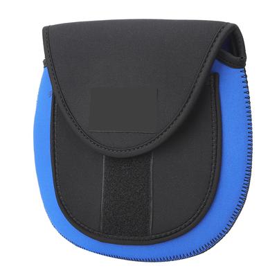 Fishing Reel Bag Spinning Fishing Reel Protective Case Pouch Fishing Bags BG Y101(Blue L )