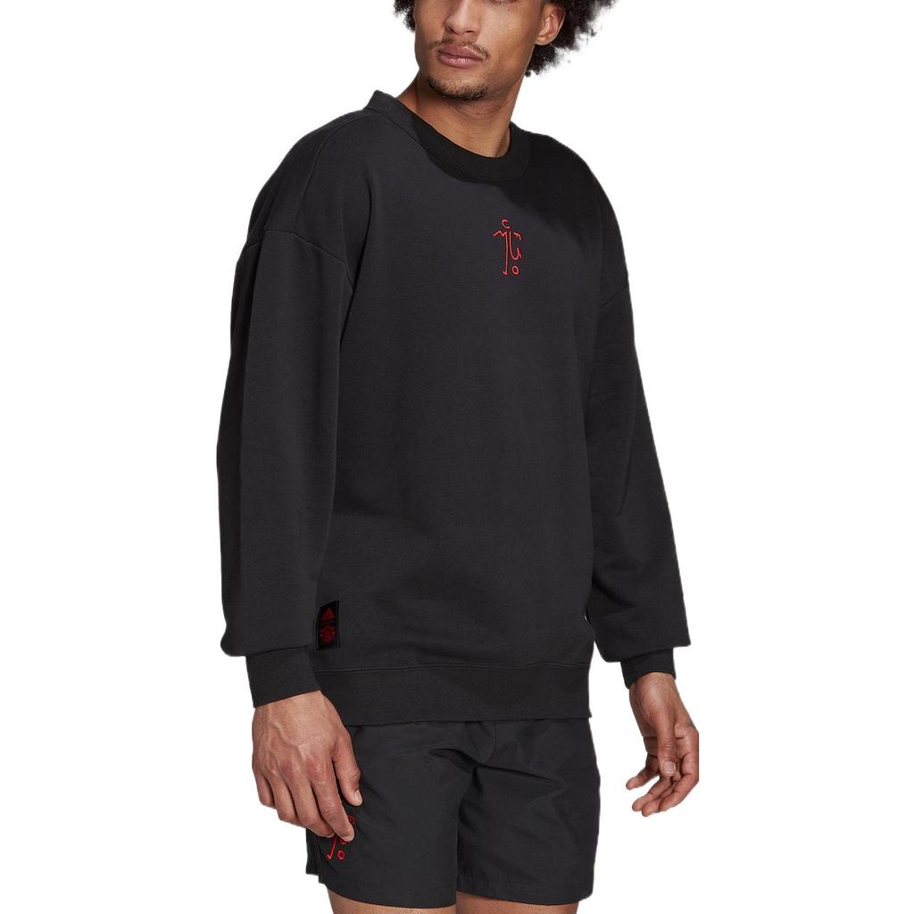 Adidas MUFC Sweatshirt Men's Black HE6656