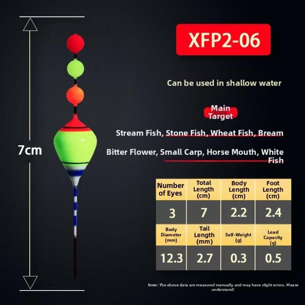 3pcs Float Design Ice Fishing Float Buoyant Material Carp Fishing Bobber Float Fishing