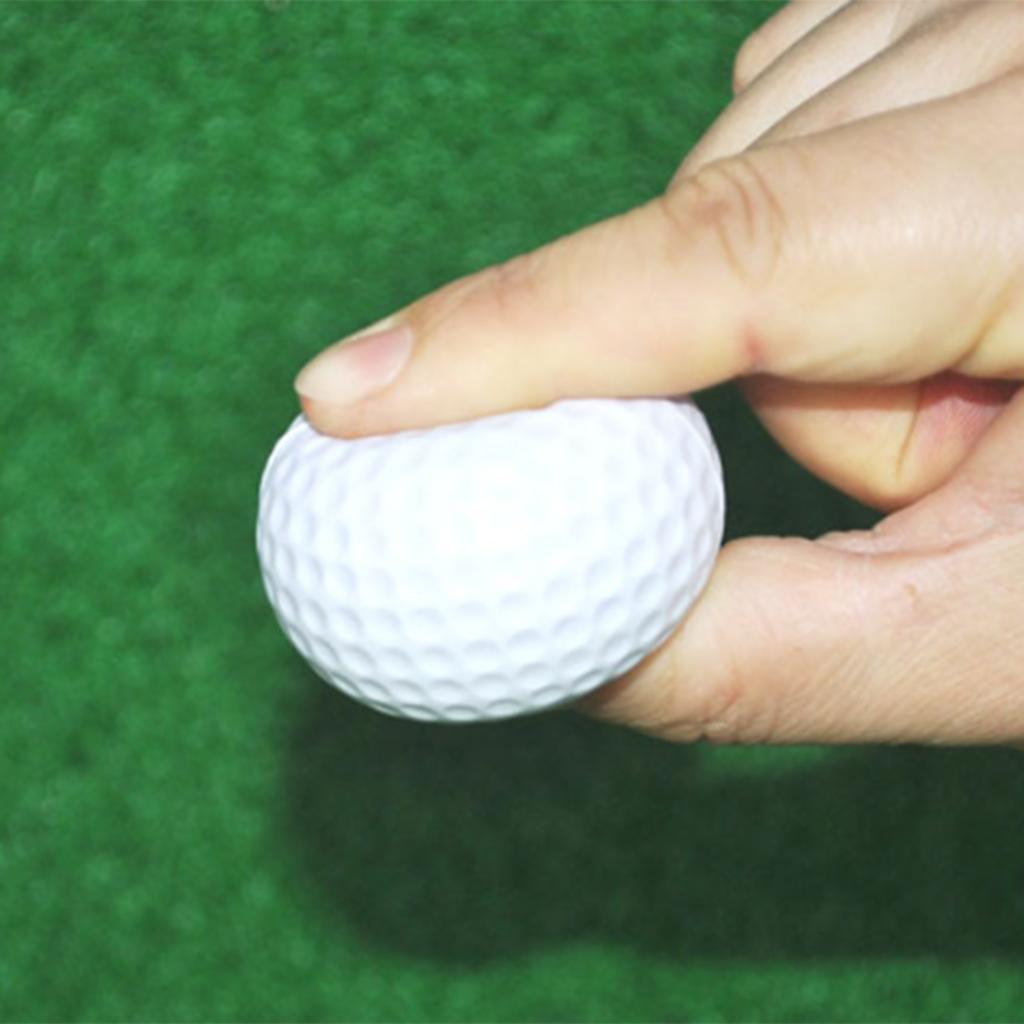 10Pcs Foam Golf Balls PU Practice Golf Balls Realistic Feel Long Lasting Limited Flight Practice Golf Balls for Backyard