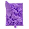 Dolphin Mermaid Aromatherapy Candle Mold DIY Flower Appreciation Girl Couple Soap Mold Flower Fairy Sugar Cake Baking Tool