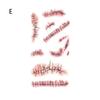 Realistic 3D Temporary Fake Scar Tattoo Stickers 6 Sheets Waterproof Wound Decals for Halloween Party Cosplay Prank