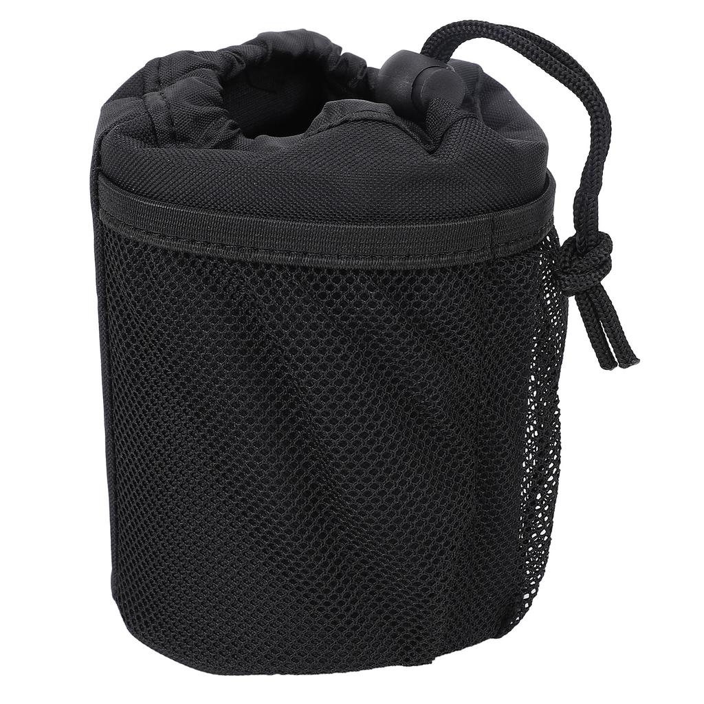 Motorcycle Cup Holder Oxford Fabric Shockproof Water Bottle Holder with Clip for ATV UTV Scooter Boat Kayak Bike