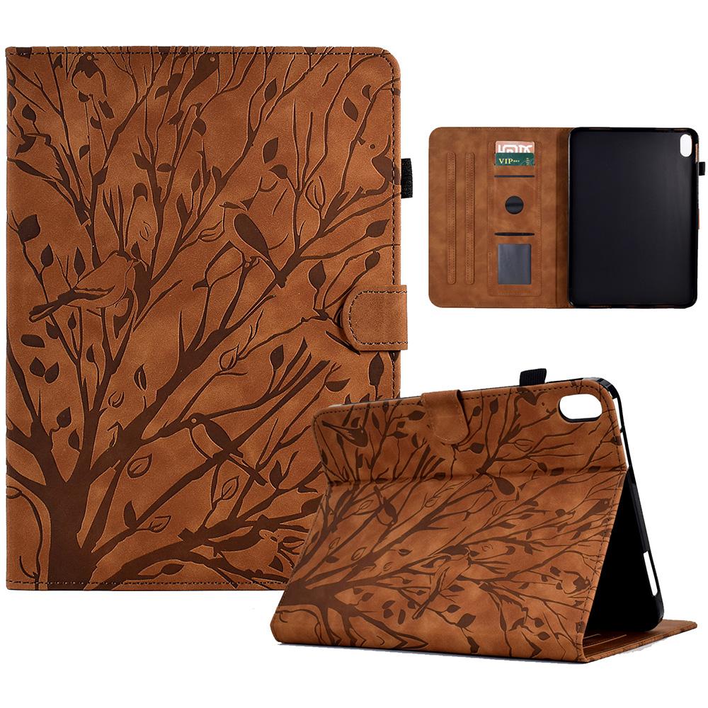 For Xiaomi Redmi Pad 2 Leather Case Tree Pattern Card Slots Stand Cover