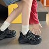 Autumn mesh soft-soled dad shoes for women show small feet, new shoes, thick-soled heightened small casual women's shoes