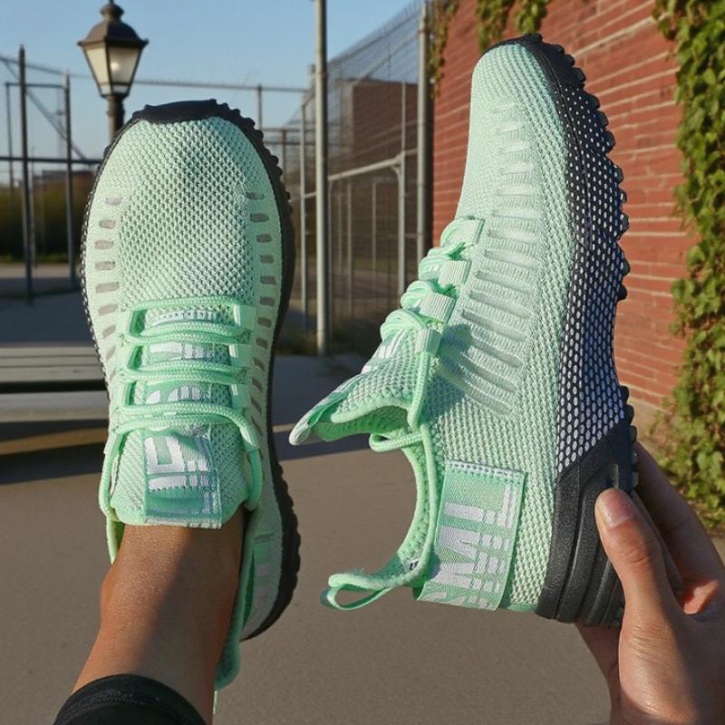 

Fashionable Women s Sneakers Lightweight Breathable Fast Drying Mesh Cushioning Running Shoes Fitness Training Non Slip Shoes 36