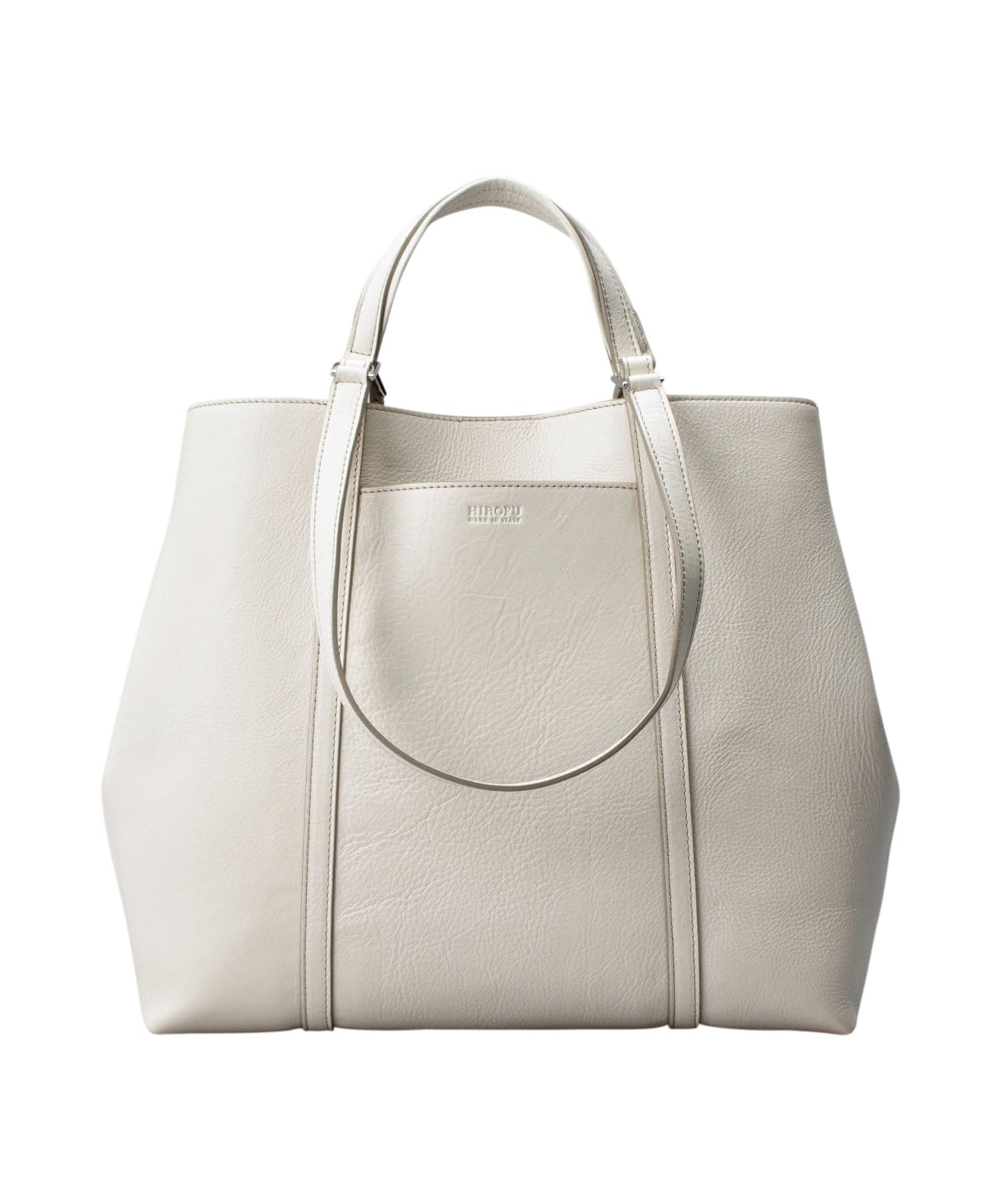 

Tote Bag Leather Tote Bag L 2WAY Genuine Leather A4 Size Business Bag P2520223 White 03 [HIROFU] [Patio] (Product Number P25-20223) Women s (001)