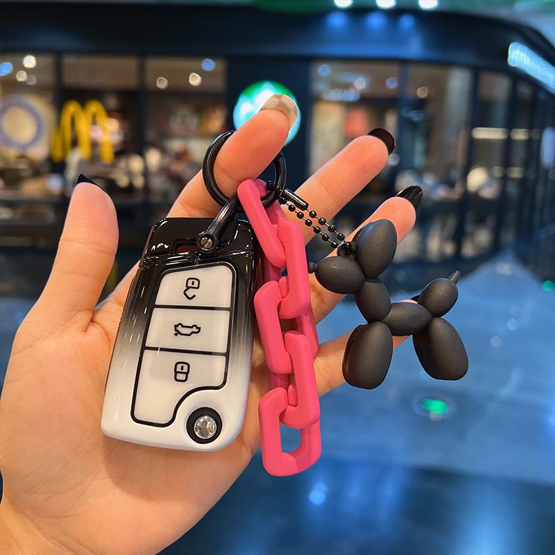 For VOLKSWAGEN VW Car Key Case Cover Shell For VW Volkswagen Golf 7 MK7 Tiguan MK2 For Seat Ateca Leon FR Ibiza For Skoda Octavi