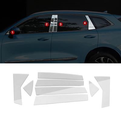 Chrom-Styling für Haval Jolion 2024 2024 Auto-Fenstersäulenleisten-Verkleidungsaufkleber Edelstahl-Farbwechsel-Dekoration Umbau