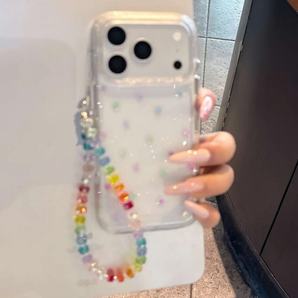 

ins double-layer transparent gilt full-screen color star suitable for Apple 17promax mobile phone case iphone16 new 15pro all-inclusive 14pm iPhone 17promax