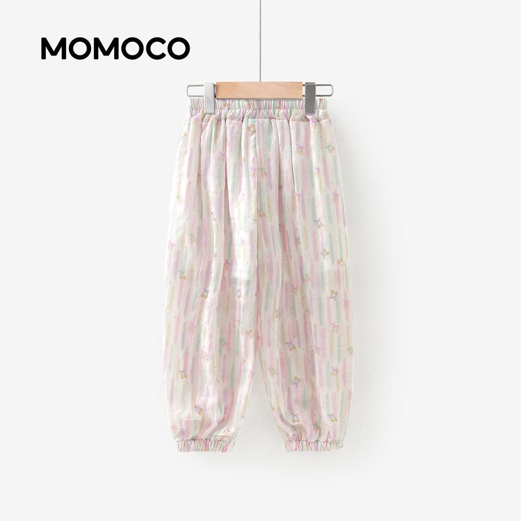Summer Lightweight and Cool Casual Pants for Girls, 2026 New Summer Collection for Children, Sweet and Cute Bow Tie Pants
