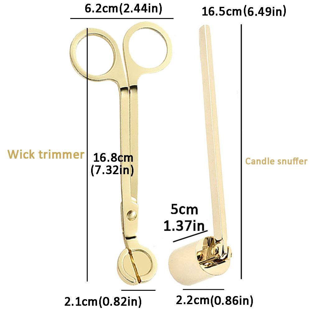 

Набор для обрезки фитиля и гашения свечей Rose Black для любителей свечей Средства для ухода за свечами Инструменты для ароматерапии Аксессуары для ароматизаторов для дома Golden kit