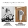 5/10PCS Self-Adhesive Wall Mount Power Strip Fixer Hanging Socket Holder No Drilling Cable Organizer for Home Use