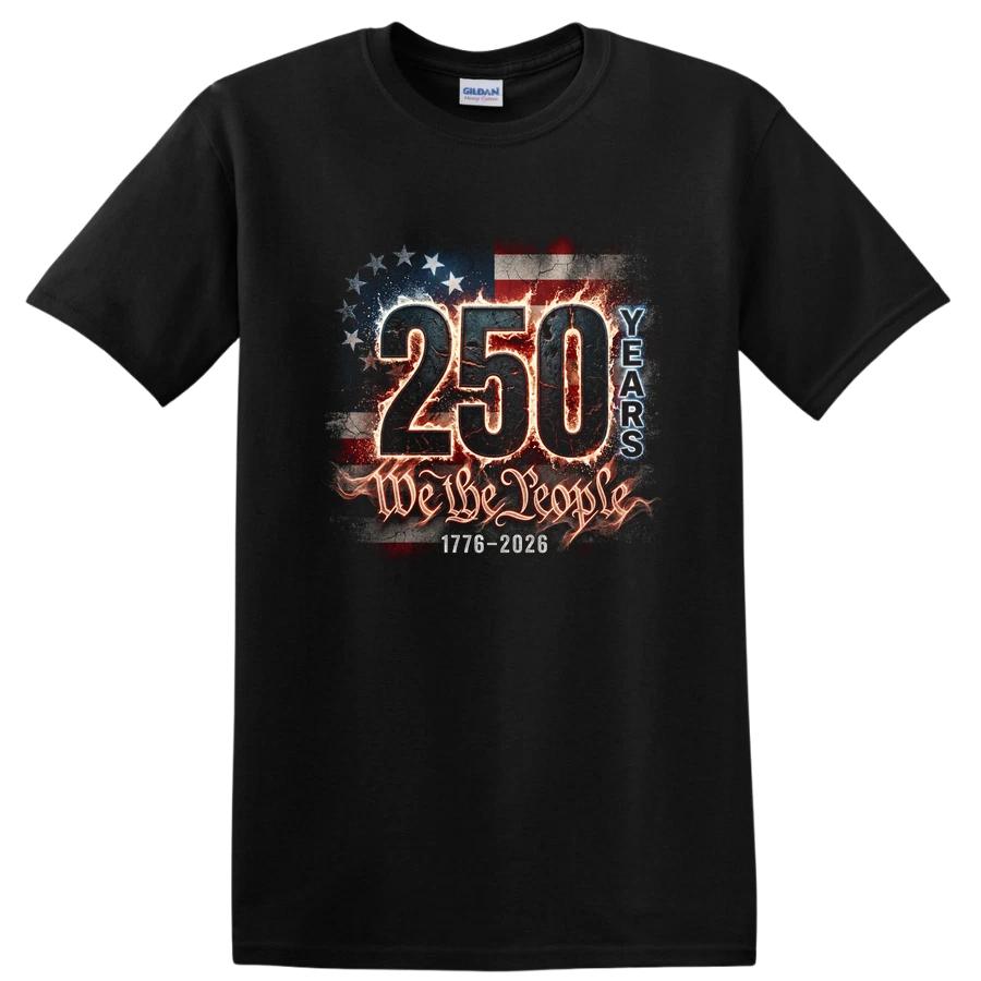 250 Years We the People USA Anniversary T Shirt Vintage American Flag Tee S