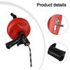Drain Cleaner Drain Auger Unclogging Pipes Plumbing Projects 3 4 To 2 Inch Capacity Automatic Clutch Spring Hygienic Storage