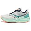 Slay Comfortable Breathable Rebound Shock Absorption Durable Low-Top Marathon Running Shoes Unisex Running Shoes White Green S28192-14