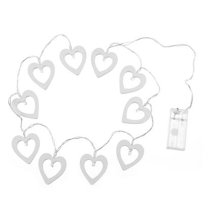 LED Heart Shaped Battery Box String Light Fairy Light Decor for Outdoor and Indoor Holiday Party