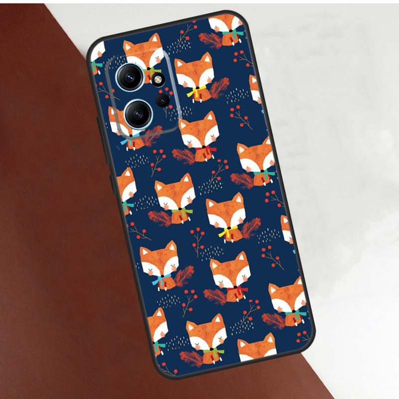 Cartoon Foxes Animal Case For Xiaomi Redmi Note 14 10 11 12 13 15 Pro Plus Cover For Redmi 15 14C 10C 12C 13C 15C