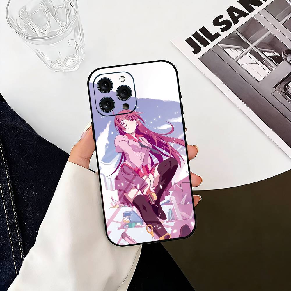 

Моногатари Ханекава Цубаса Чехол для телефона Для iPhone 17, 16, 15, 14, 13, 12, 11 Plus, Pro Max, Другие Мягкий Черный Чехол iPhone16plus